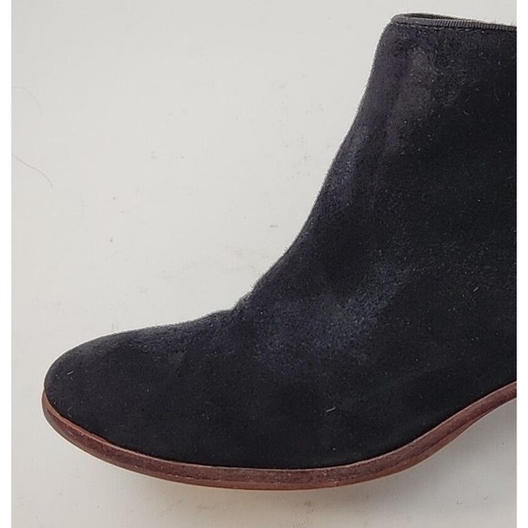 Sam Edelman Ankle Bootie Black Suede 1.75" Heel Women's 8.5 Zip Boot Shoe - Picture 13 of 16